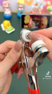 Kìm bấm cúc áo kim loại  cao cấp đa năng- combo kìm +50 cúc áo<200 chi tiết>