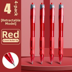 deli | Red Student & Teacher Grading Press Action Pen