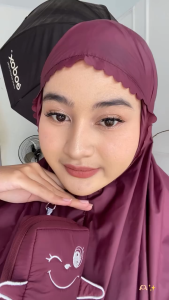 Raaya - Mukena traveling Eliza Dewasa | pouch mini boneka lucu kado karakter Nyaman kecil