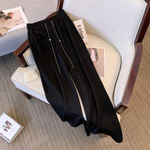 Quần Ống Rộng Thường Ngày Cỡ Lớn 300 Pound Quần Ống Đứng Rộng Rãi Cho Nam Mùa Thu Đông Quần Dài Thường Ngày