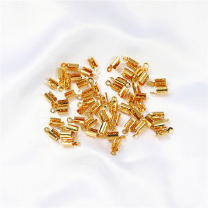หัวเข็มขัดทองคำชุบทอง 18K สำหรับสร้อยคอ DIY วัสดุอุปกรณ์ทำเครื่องประดับแฮนด์เมด อุปกรณ์เสริมเสร็จสิ้น