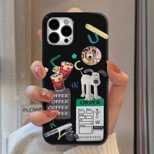 Compatible with iphone 14 Pro Max Casing 11 Cola dog xr xs Max 7 8 Plus Gloss TPU iPhone Case 11pro 13 12 15Pro 15Plus
