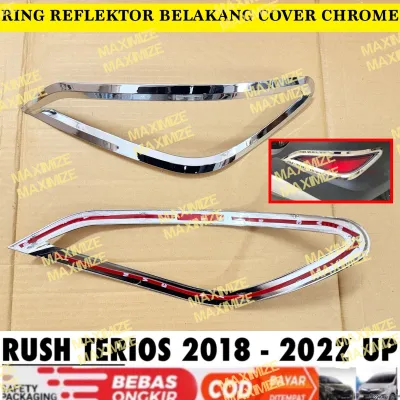 Cover Ring Reflektor Rush Terios 2018 2022 2023 GR SPORT Chrome