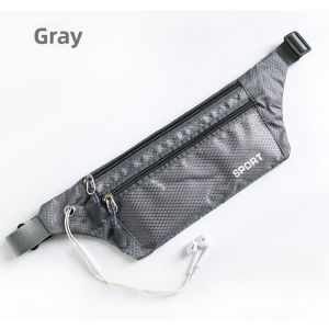 Waterproof Invisible Close-Fitting Waist Bag for Running Leisure Sports Thin Multi-Functional Fashion Belt Large Capacity Mobile Phone Pouch