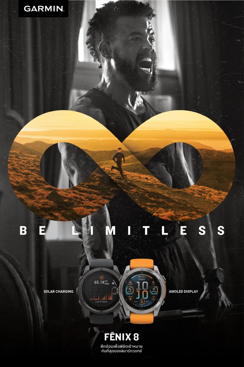 Garmin Fenix 8 Series นาฬิกา ประกันศูนย์ไทย 2 ปี