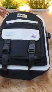 🔺2310 Korea School bag / 书包 / Beg Galas Sekolah ( Primary & Secondary Saiz 16" / 43 cm ) Backpack / 背包 Design Girl