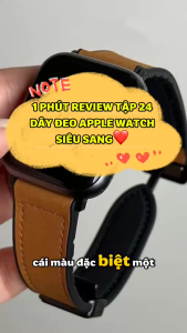 Dây Đeo Bằng Da PU Cho Apple Watch Series 8 7 6 SE 5 4 49mm 41mm 40mm 44mm 45mm