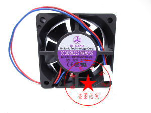 Original BI-SONIC BP602512H-03 12V 0.13A 6025 6cm Heat Sink Fan for Notebook Computer Accessories Cooling Fan