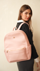 Mikana Posh Packs Ryoma Leather Backpack for Women 15-inch laptop fashion casual school bag gift for girlfriend