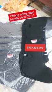 Chống nóng capo tấm nỉ cách nhiệt capo /Tấm nỉ cốp sau honda civic 2006-2011