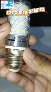 LAMPU LED BULB CORN CANDLE JAGUNG E27 E14 6WATT ALUMINIUM 3 WARNA WHITE WARM NEUTRAL 3K 4K 10K LED