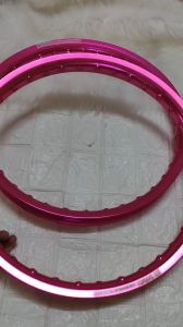 Niềng nhôm Solute màu hồng - giá 1 cặp