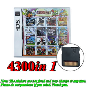 Bandai | 23 in 1 4300 in 1  White Box Pokemon Peripheral Console Cartridge NDS Game Card R4 Game Cards Collection Boy Gift