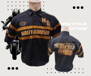 Kemeja Harley Davidson Black Gold: Kemeja Casual Stylish untuk Pria