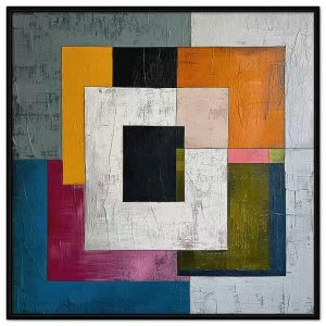 Tranh trừu tượng sơn dầu. Tranh treo tường dán tường Canvas. CGI-294