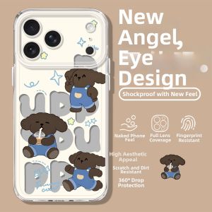 NAZHIMING | Cartoon & Dog Pattern Phone Case Soft Silicone