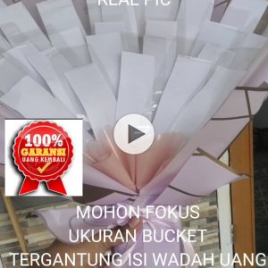 Ready Bouquet / Buket Uang Kosong Isi Sendiri Tersedia Warna