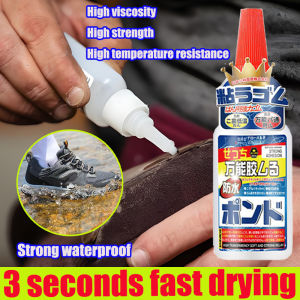 It wont peel off even after 10 years rginex Gam kasut kuat Quick drying gam kuat lekat serbaguna Transparent without turning yellow shoe repair glue shoe glue