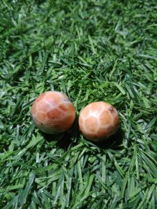 set 2 biji mustika batu teratai