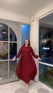 nikita dress gamis crinkel terbaru / maxy dress crinkel / gamis crinkel airflow premium