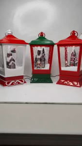 D&D Home l MT20 Musical Christmas Lantern Snow Scene LED Festive Decoration