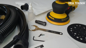 Mesin Amplas Bulat Mirka PROS 550DB 5" inch inci Random Orbital Sander