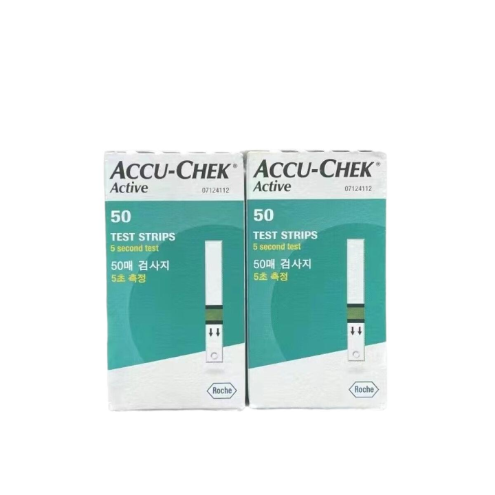 Accu Chek Active Blood Glucose Test Strips 50/100pcs (EXP:Latest ...