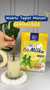 SR12 GoMilku Gold Sachet Pelindung Tulang & Sendi dari Osteoporosi Untuk Kesehatan Tulang Sendi Lansia
