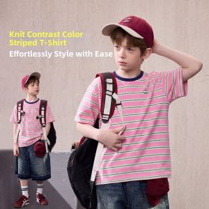 ASK JUNIOR | Breathable Boys T-shirt Striped Short Sleeve