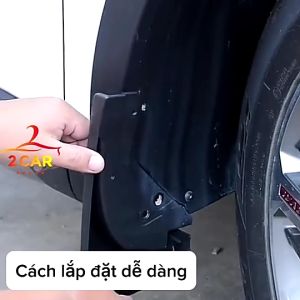 Bộ 4 Chắn Bùn Xe Vios đời 2014 đến 2023 2024 - Hàng Nhựa Dẻo đã kèm ốc vít- Lắp đặt dễ dàng