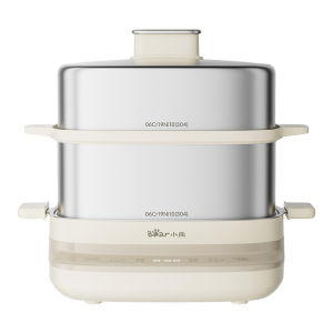 [China Plug Adapter Needed] Bear | Multifunction Home New Mini Programmable Electric Steamer