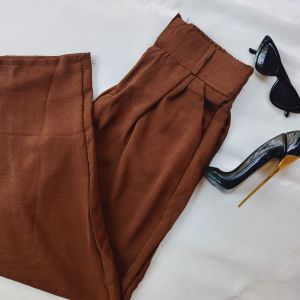 Kulot Crinkle Highwaist Loose Panjang 100Cm Pinggang Kerut Premium Termurah/Celana Crinkle Kantor Polos Jumbo