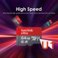 Sandisk เมมโมรี่การ์ด Ultra Micro SDCard 1TB 512GB 256GB 128GB 64GB 32GB Class10 A1 เมมโมรี่การ์ดกล้องติดรถยนต์. 