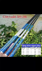 Cần Câu Tay 5H Côn Luân Tặng Kèm Ngọn Phụ - CT5H16