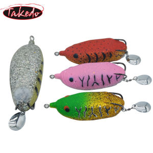 TAKEDO LW029 9cm 27g Artificial Bait Soft Plastic Lure Soft Bait Topwater Lure Crank Baits Frog Lure For Snakehead