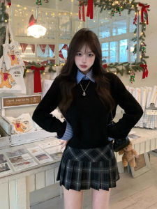 DUOMIAOTU | Winter Stylish Elegant Lady School Style Dress Set