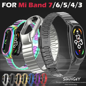 สายโลหะสำหรับ Xiaomi Mi วง7 Mi วง3/4/5/6 โลหะ สีสายสแตนเลส ราคาถูกต้อง และสามารถเปลี่ยนสายรัด ข้อมือ ไม่ต้องเปลี่ยนแปลง