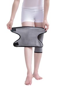 Miếng Đệm Đầu Gối Bằng Nhung Đức Nhẹ Mùa Xuân Hè Dành Cho Người Cao Tuổi Hỗ Trợ Khớp Dày Dặn Có Khóa Cài Giữ Ấm Chân Khỏi Lạnh