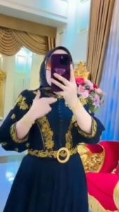 Gamis Terbaru 2024 Kekinian Azzura Maxy Ceruty Bordir Dress Kondangan Muslim Mewah Elegan Jumbo