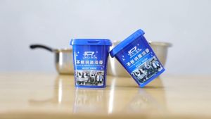 morfunz น้ำยาทำความสะอาดสแตนเลส ครีมขัดคราบ ห้องครัวในครัวเรือน คราบน้ำมันไหม้เกรียม ล้างหม้อ ขจัดก้นหม้อ ขจัดตะกรันสีดำ น้ำยาทำความสะอาด สิ่งประดิษฐ์ขจัดสนิมที่ทรงพลัง