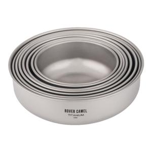 Rover Camel | Titanium Stackable Lightweight Camping Bowl