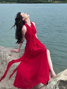 Ge·an·fei | Đầm Maxi Mùa Hè Sang Trọng Phong Cách Pháp