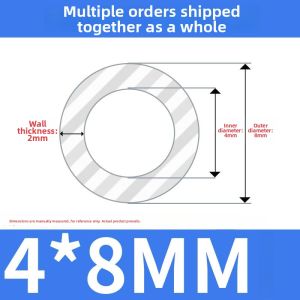 MIVOFIVO | Food Grade Odorless High Temperature Resistant Transparent Platinum Cured Silicone Tubing