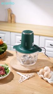 ecentio Chopper Makanan 300 watt & 6 Pisau Mangkok Kaca