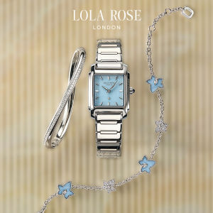 Lola Rose | Urban Blue Tone Small Square Watch