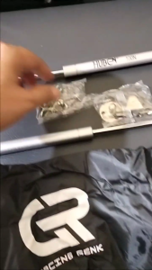 Paket Hemat sarung jok standar + 2 pcs hidrolik jok motor / pegas otomatis universal hidrolik huben 100 N-gas spring HUBEN