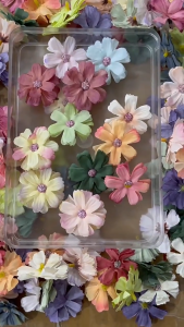 5PCS Artificial Flowers - Flower Headwear Accessories Garden Prties Wedding Flowers Home Decors