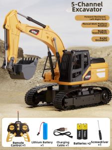 Remote Control Construction Vehicle Electric Excavator Toy