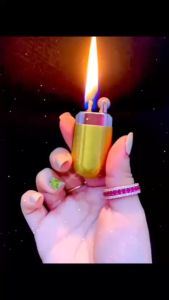 bật lửa Đồng Cổ Điển 1 bánh xe zô rô - xài xăng