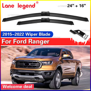 Car Front Wiper Blades Set For Ford Ranger 2015-2022 Windshield Window Windscreen Car Accessories 2016 2017 2018 2019 24"+16"